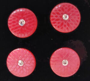Magnetic Horse Show Number Pins Red On Broadway Set of 4 NEW